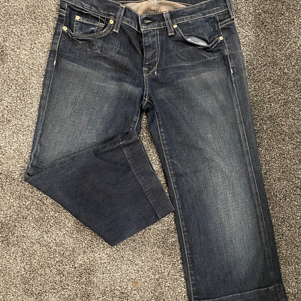 7 for all man kind cropped flare